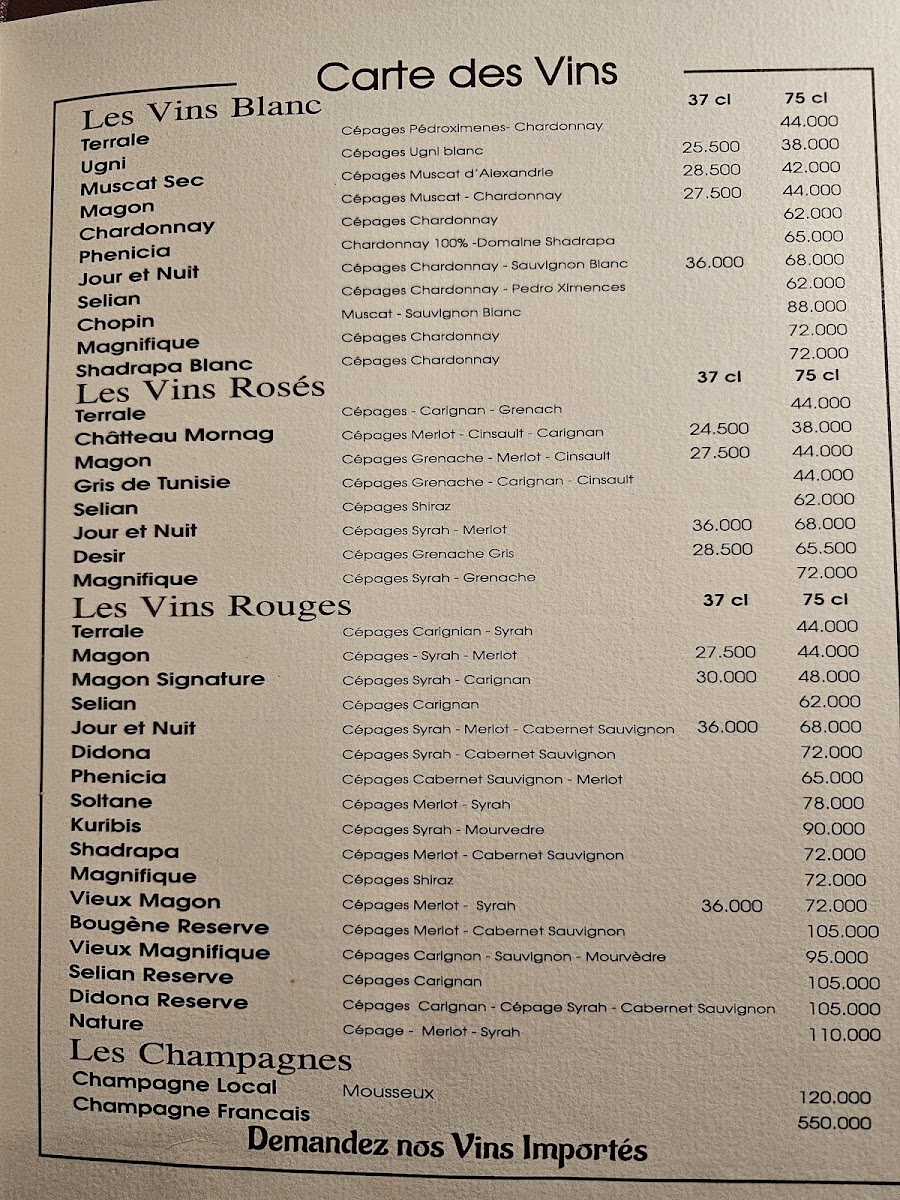 Menu Restaurant L'escargot-5